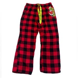 Dr. Seuss The Grinch Plaid Flannel Pajama Pants L/G